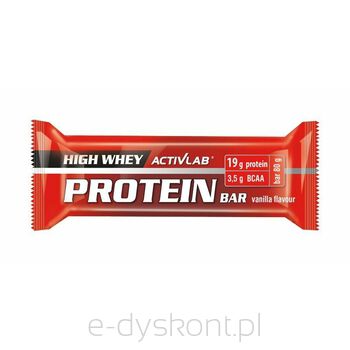 High Whey Protein Bar Waniliowy W Polewie Jogurtowej Activlab (80 Gram)