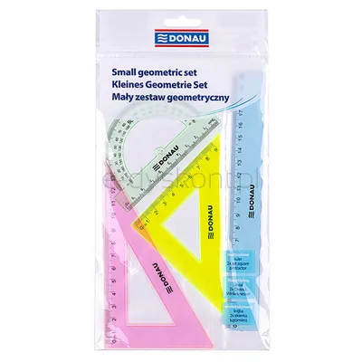 Donau Zestaw geometryczny mały mix kolorów