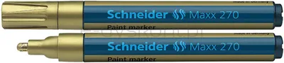 Schneider Marker Olejowy Maxx 270, Okrągły, 1-3Mm, Złoty 