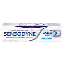 Sensodyne Ultraszybka Ulga Mint Pasta z fluorem do zębów nadwrażliwych, wyrób medyczny, o smaku miętowym 75 ml