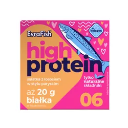 Evrafish Proteinowa sałatka z łososiem w stylu paryskim 160g