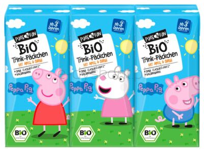 Hejo! Napój Jabłko- Gruszka Bio 3 X 200 Ml Świnka Peppa