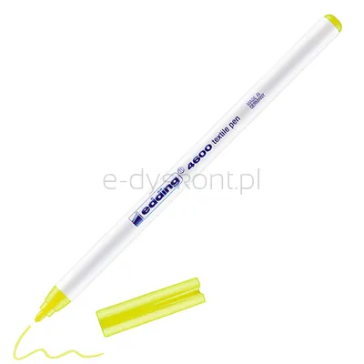 Edding Pisak Tekstylny E-4600 1 Mm, Żółty Neon