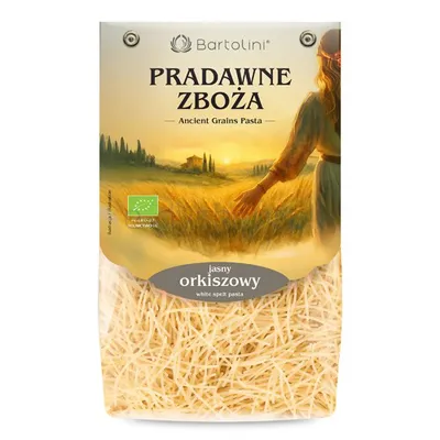 Bartolini Makaron ekologiczny orkiszowy jasny nitka 250g