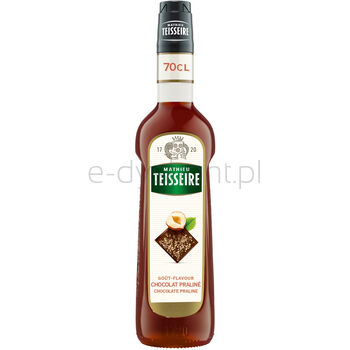 Mathieu Teisseire Syrop O Smaku Czekolady Pralinowej 0,7 L