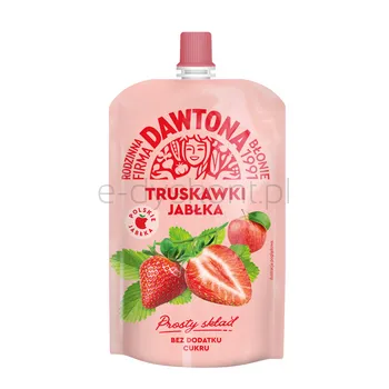 Dawtona Mus jabłkowo-truskawkowy 180g