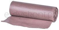 Donau Home Worki na śmieci do segregacji, odpady BIO (LDPE), 120l, 10 szt., brązowe - 4