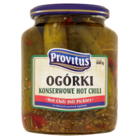 Provitus Ogóki Konserowe Z Papryczką Chili 640G