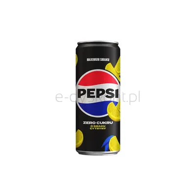 Pepsi Napój Gazowany Zero Cukru O Smaku Cytrynowym 330 Ml Kaucja