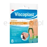 Plastry Viscoplast Active, Piankowe, 2 Rozmiary, 8 Szt., Kopertka - 3