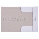 Office Products Teczka Z Gumką Premium, Karton, A4, 350Gsm, 3-Skrz., Biała - 2