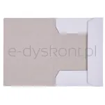 Teczka Z Gumką Office Products Premium, Karton, A4, 350Gsm, 3-Skrz., Biała - 2