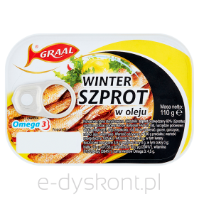 Graal Szprot Podwędzany W Oleju Winter 170G