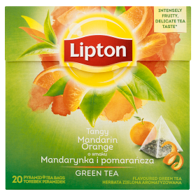 Lipton Herbata Piramidki Green Orange 20 Torebek(p)