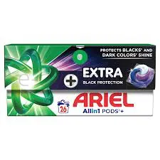 Ariel Allin1 PODS Extra Black Protection Kapsułki do prania, 26 prań, (26x20,1g)
