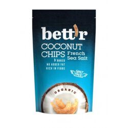 Bettr Chipsy kokosowe z solą morską bezglutenowe BIO 70 g