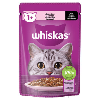 Whiskas Saszetka Sos Z Łososiem 85 G