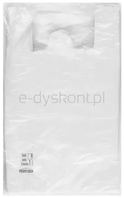 Sarantis Hdpe Reklamówki Podstawowe. 25X6X45 Cm Mocne 180 Sztuk 