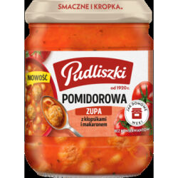 Pudliszki Zupa pomidorowa z klopsikami i makaronem 450g