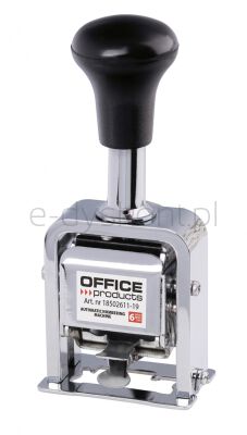 Office Products Numerator Automatyczny 6 Cyfr, Wys. Liczb 4,5Mm, Srebrny