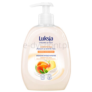 Luksja Creamy  Soft Kremowe Mydło W Płynie Brzoskwinia I Biała Herbata 500 Ml
