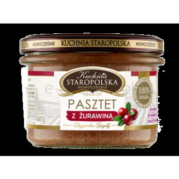 Kuchnia Staropolska Pasztet Z Żurawiną 160G