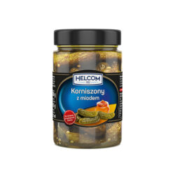 Helcom Ogórki KorniSzampony Z Miodem 327Ml 