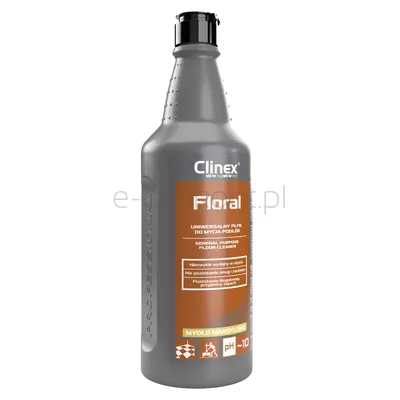 Uniwersalny płyn CLINEX Floral, do mycia podłóg, mydło marsylskie, 1l