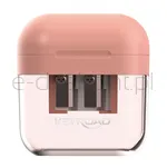 Temperówka plastikowa KEYROAD Jelly Gel, podwójna, blister, transparentna - 2