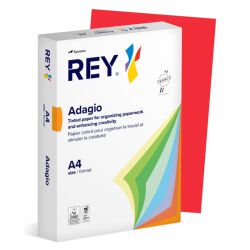 Rey Adagio Papier ksero A4, 80Gsm, 22 Czerwony Intense Intense *Ryada080X429 R200, 500 Ark.