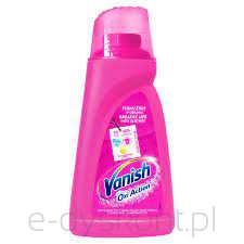 Vanish Oxi Action Pink Odplamiacz W Płynie Do Kolorowych I Białych Tkanin 1 L