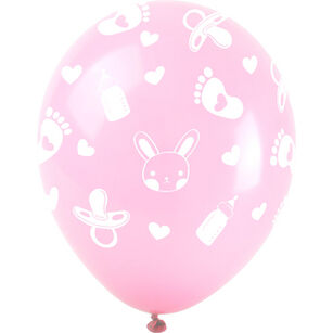 Balony Baby Shower - Dziewczynka (5 Szt.)