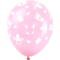 Balony Baby Shower - Dziewczynka (5 Szt.)