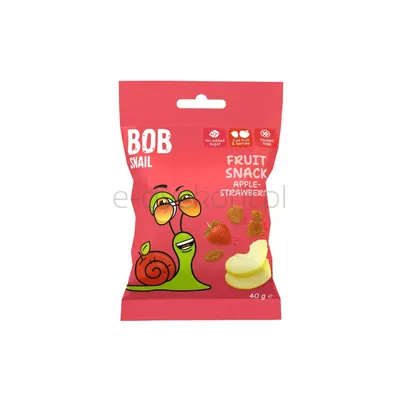 Bob Snail Fruit Snack Jabłko-Truskawka 40g
