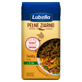 Lubella Pełne Ziarno Makaron Świdry Fusilli Z Żytem 400 G