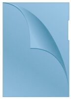 Q-Connect Obwoluta typu L, PP, A4, groszkowa, 120mikr., 100szt., niebieska [BIURO]