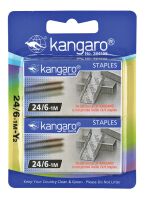 Kangaro Zszywki No. 24/6,2x1000 szt., blister [BIURO]