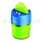 Keyroad Temperówka metalowa Robby, podwójna, z pojemnikiem, blister, mix kolorów - 2