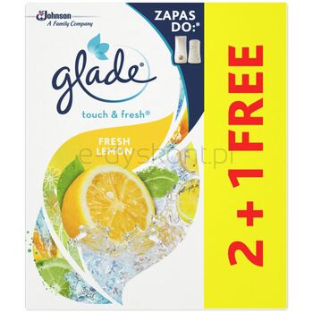 Glade Odświeżacz powietrza  fresh lemon zapas 2+1 3x10ml