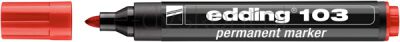 Edding Marker permanentny e-103 czerwony [BIURO]