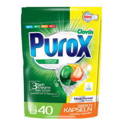 Kapsułki żelowe do prania Purox Universal 40 szt.