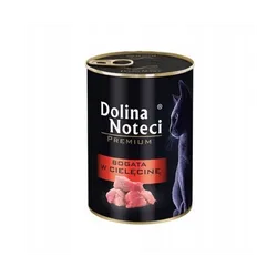 Dolina Noteci Premium Mokra karma puszka dla kota cielęcina 400g