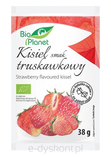 Kisiel O Smaku Truskawkowym Z Truskawkami Bio 38 G - Bio Planet [BIO]