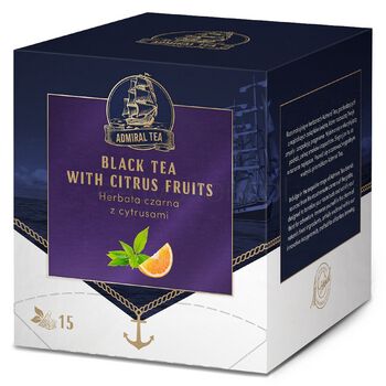 Admiral Tea Herbata Ekspresowa Czarna Z Cytrusami 15X2G