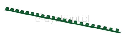 Office Products Grzbiety Do Bindowania  A4 8mm (45 kartek), 100 szt., zielone