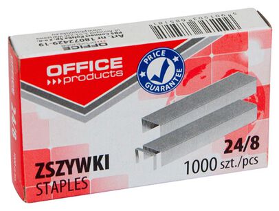 Zszywki Office Products, 24/8, 1000Szt.