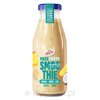 Hortex Przetarte Smoothie jabłko, banan, ananas, kokos z dodatkiem chia 250ml