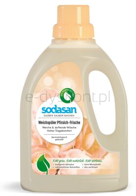Sodasan Płyn do płukania tkanin brzoskwinia BIO 750 ml
