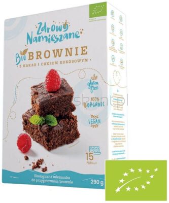 Zdrowo Namieszane Mieszanka Do Wypieku Brownie Z Kakao I Cukrem Kokosowym 290 G