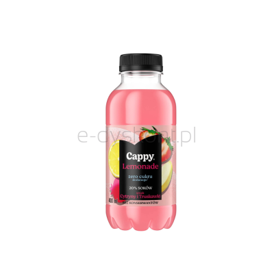 Cappy Lemonade o smaku Cytryny i Truskawki 400 ml SK